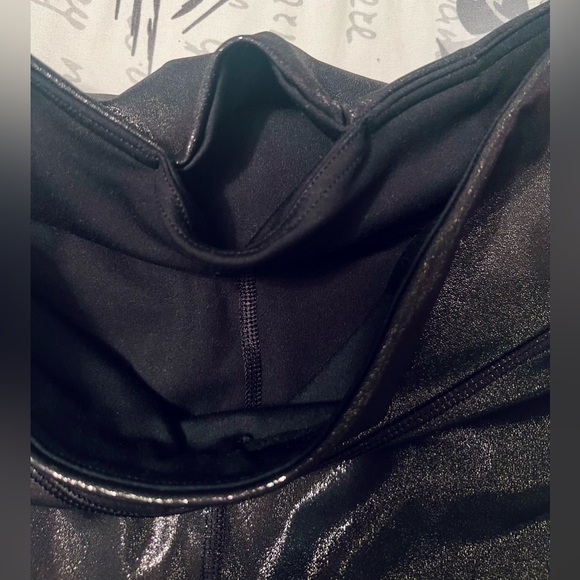 NWOT GapFit Recycled High Rise Power Shine Leggings sz Large Petite Go-Dry - Picture 13 of 15